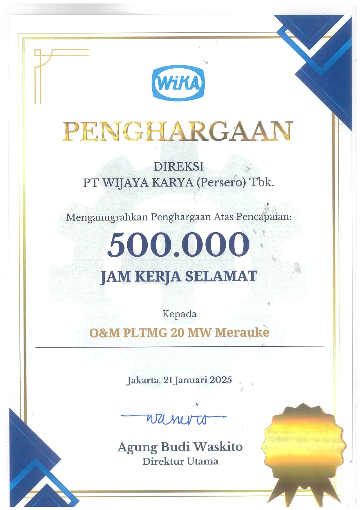 500.000 Jam Merauke