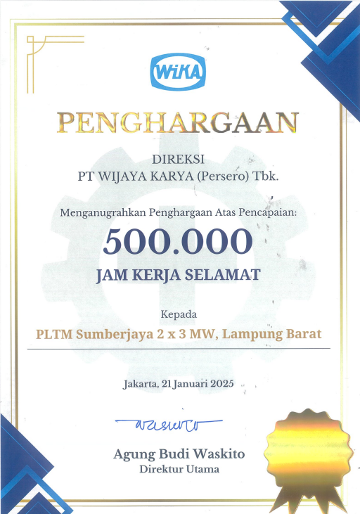 500.000 Jam Sumberjaya