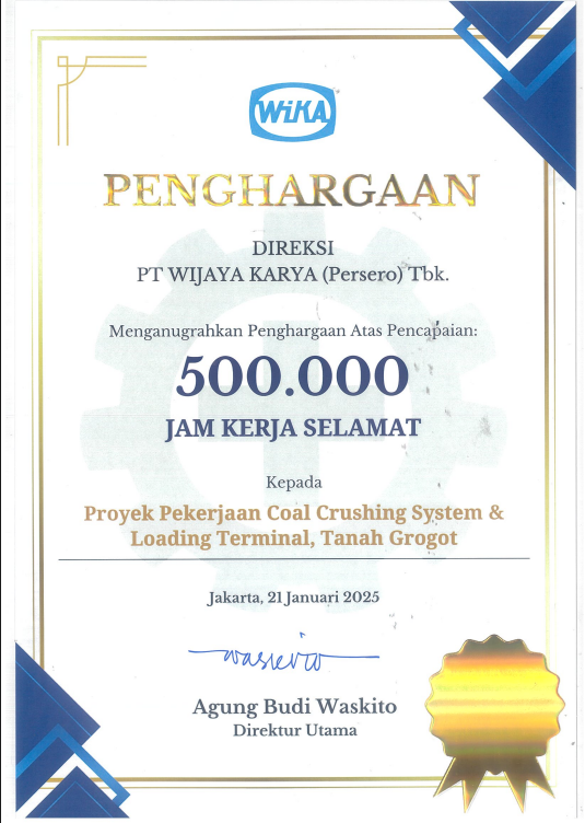 500.000 Jam Tanah Grogot